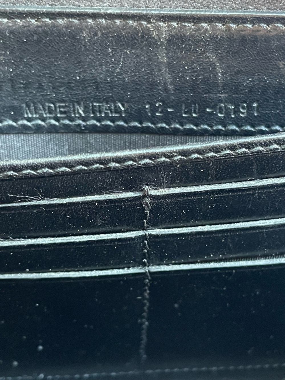 Dior Homme Long Wallet 100% Leather Black Vintage Unisex Fair Preloved ~ $2,000 - Picture 5 of 17